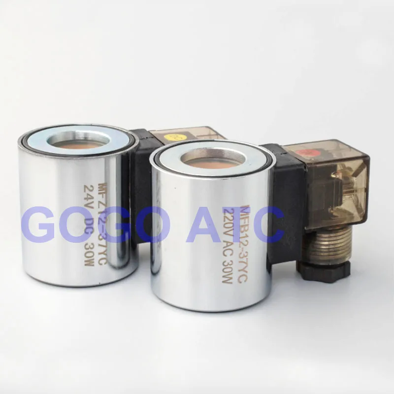 AC220V DC24V DC12V AC110V Hydraulic Solenoid Valve Coil MFZ12-37YC MFB12