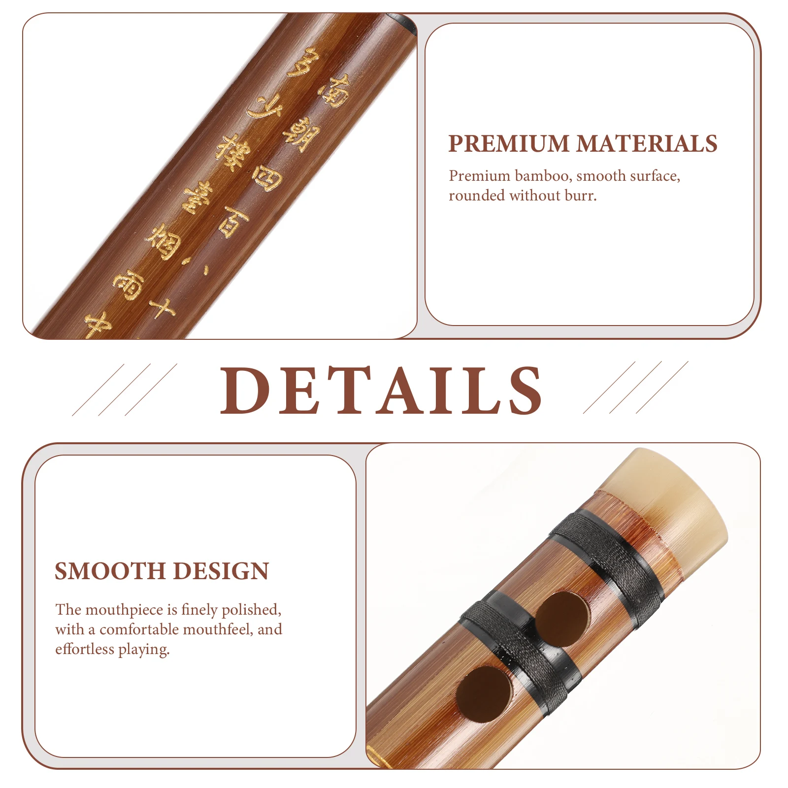 

Traditional Flute Bamboo Kids Musical Instruments Chinese for Beginners