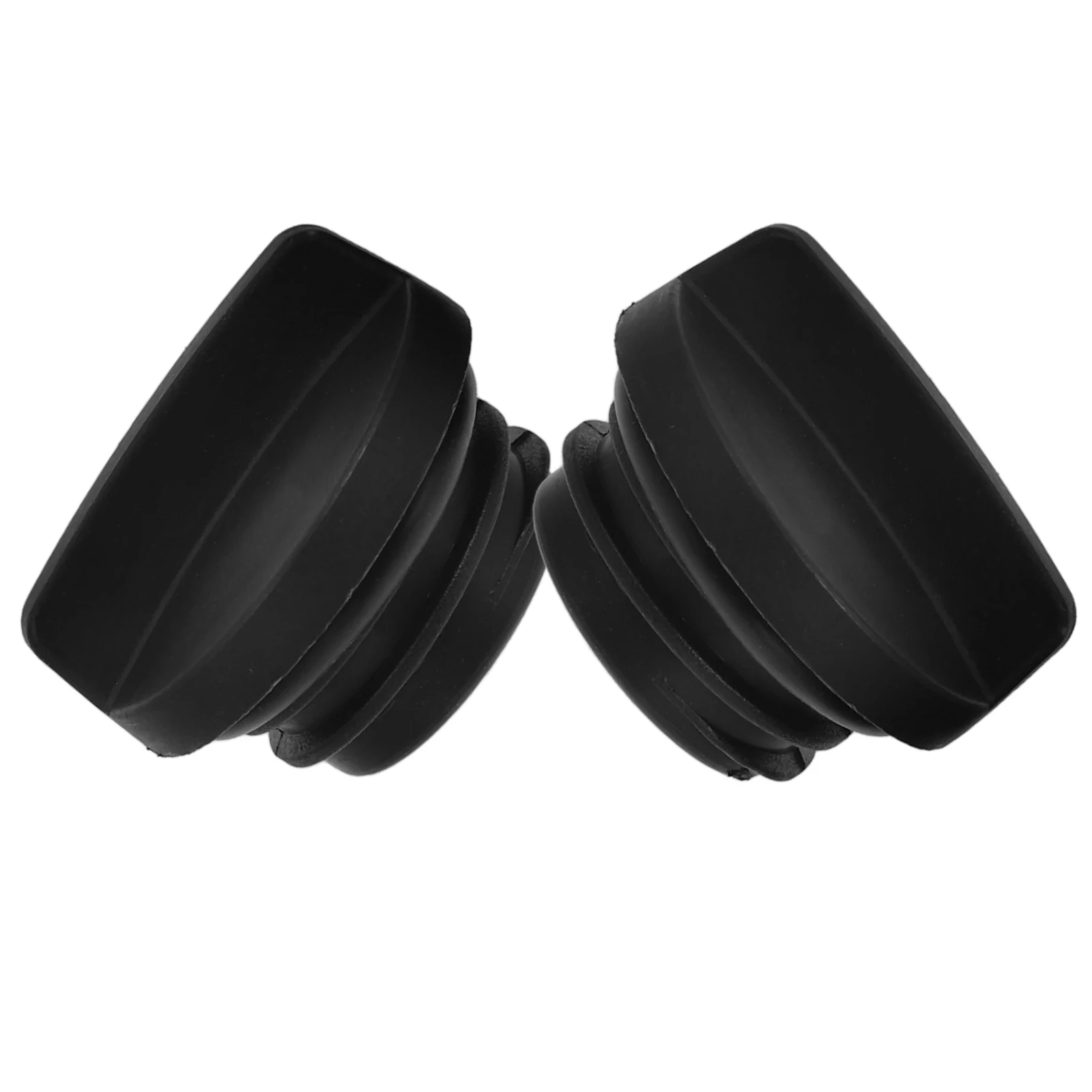 Couvercle de trou de Drainage de Base de parapluie extérieur, 2 pièces, pièces de rechange durables en Pvc, installation facile, bouchon de support de Patio de piscine noir