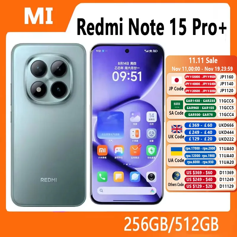 Redmi Note 15 Pro+ Smartphones Snapdragon 7s Gen 4 6.83