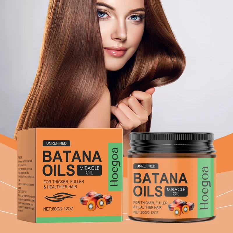 

Batana Oil Hair Cream - Moisturize Hair, Nourish Dry Hair, Add Volume, Revitalize Hair, Lightweight, Soothe Scalp, 60g