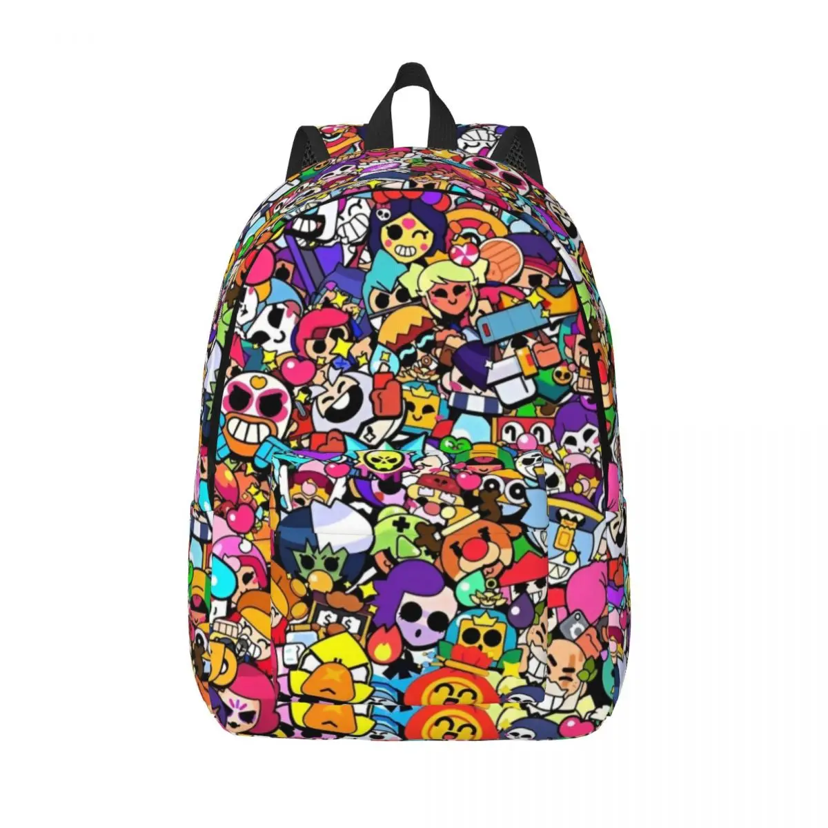 Sac à dos avec logo du jeu Brawled Anime pour hommes et femmes, sac à dos d'affaires pour étudiants, sac à dos de dessin animé cool pour ordinateur portable, sac lancé par l'ordinateur, sac d'extérieur