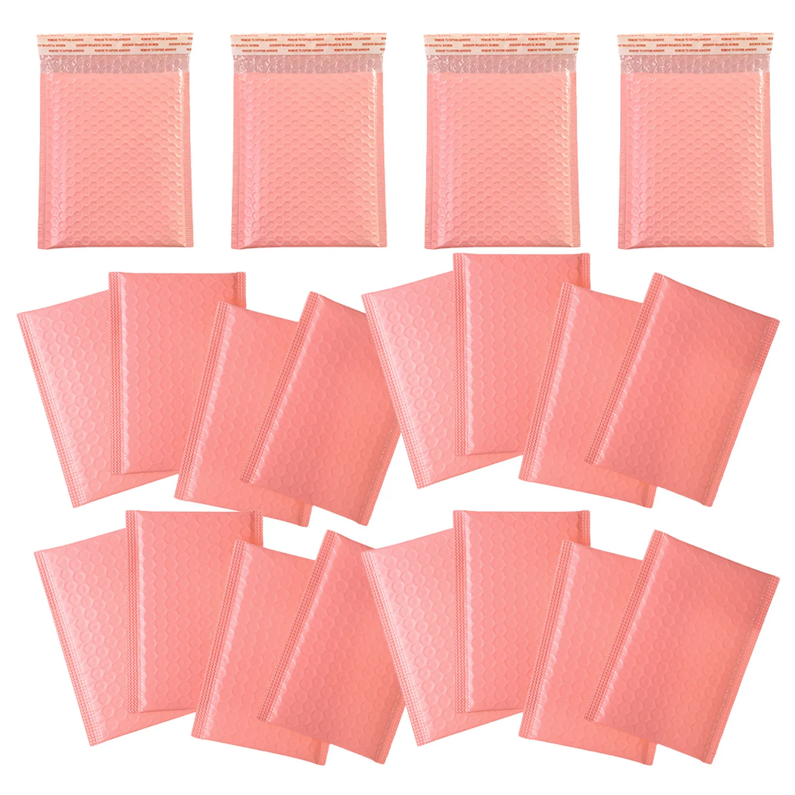 

60Pcs Bubble Shipping Bags Co-Extruded Film Self-Adhesive Padded Mailing Envelopes for Cards Keychains Jewelry Small Items