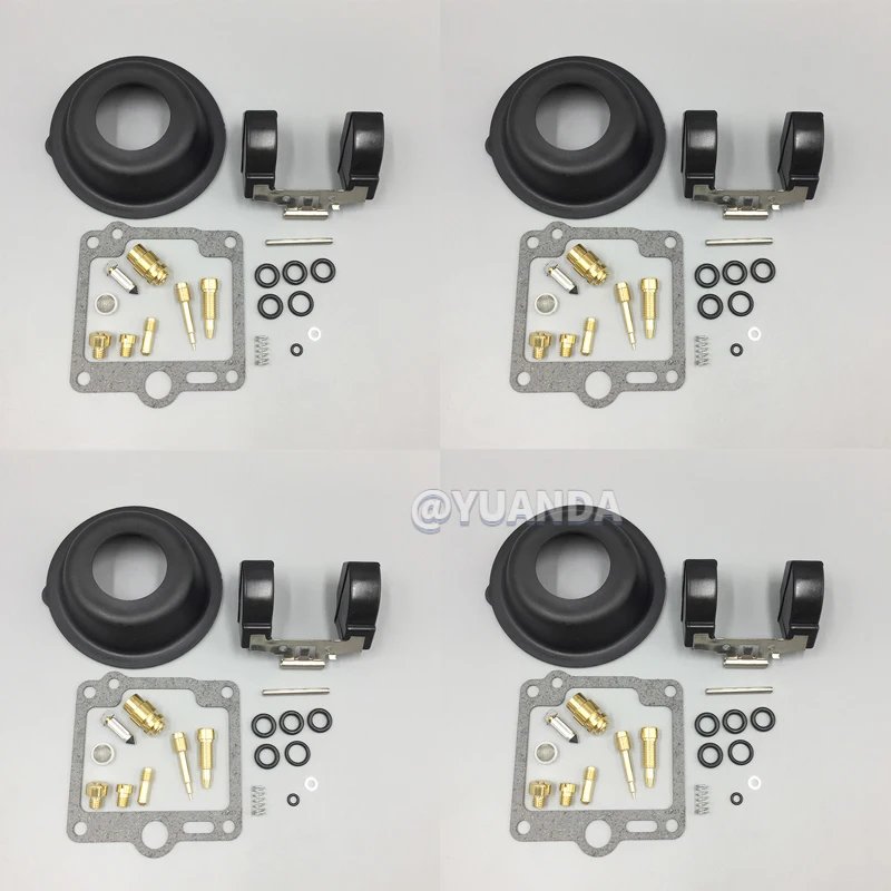 

Carburetor Carb Repair Kit for Yamaha XJ900 XJ900F 58L 1985-1994 Floating Needle Valve Gasket Air Screw