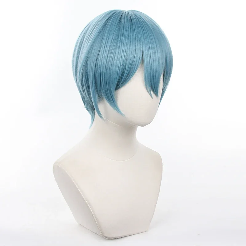 Blue Lock Manga Anime Cosplay Wig Hiori No.16 Rose Net Sythetic Fiber Adjustable Size Headwear