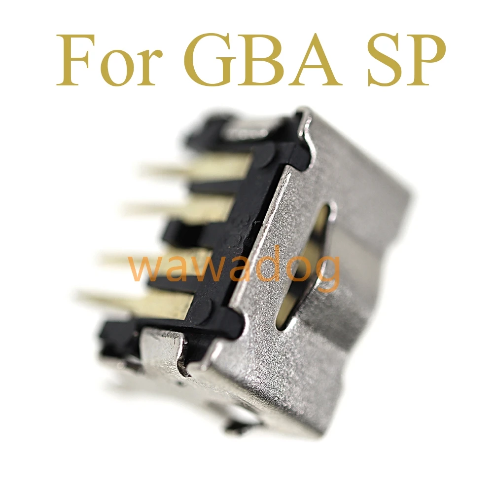 2pcs For Nintend GBA SP 2 Player Game Link Connect Power Jack Socket Charger Dock Connector