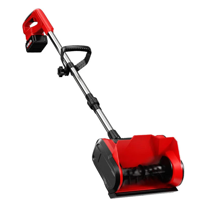

Industrial Portable Foldable Hand Push Snow Sweeper Electric Lithium Battery Snow Removal Machine Household Road Snow Scraper