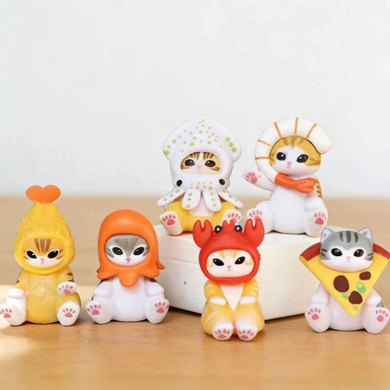 

Коллекционная фигурка Mufosand Fried Shark Cat в рюкзаке, ПВХ, модные игрушки, сюрприз, праздничные подарки, украшение для рабочего стола