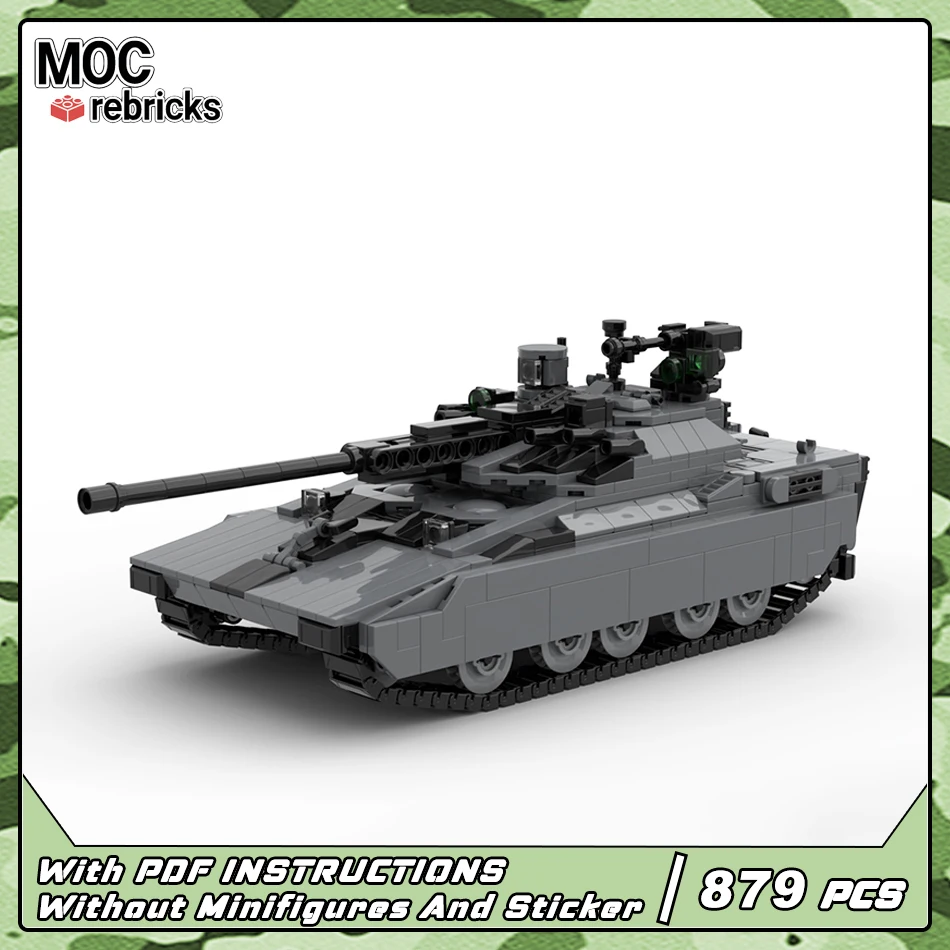

MOC военная серия HSTVL модель легкого танка боевая пехота боевая машина строительные блоки технология набор кирпичей игрушки для мальчиков подарки