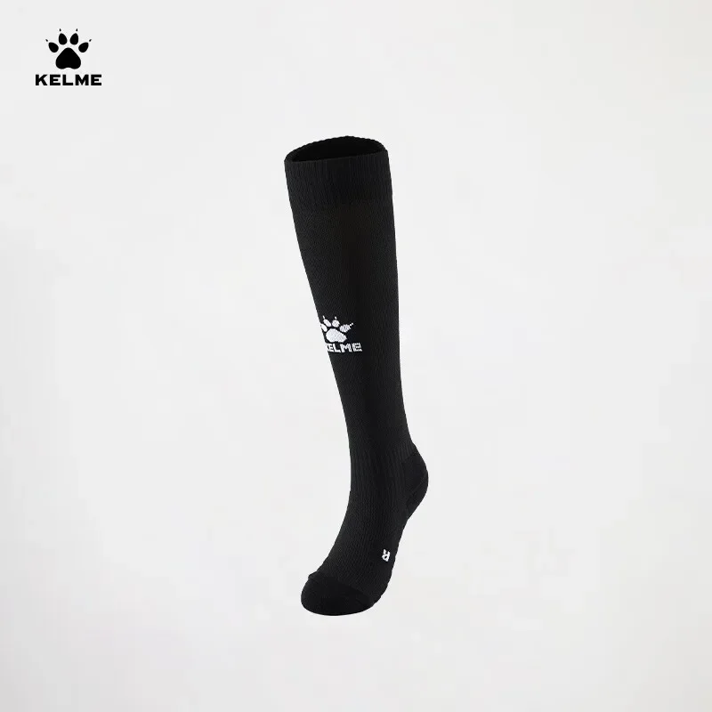 KELME Kids Football Socks long youth training knee thickened non-slip towel bottom high socks for medium sports