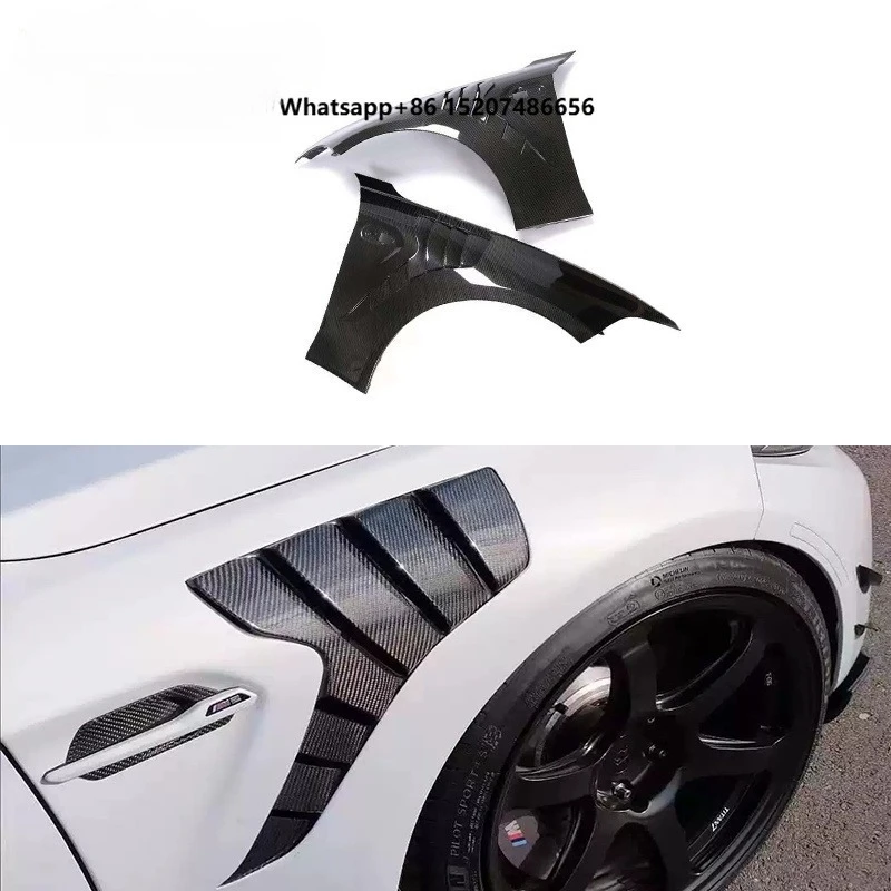 MP Style Carbon Fiber Fenders for M2 M2C F87 2012-2019 Car Side Vent Air Flow Fender Intake Auto Parts