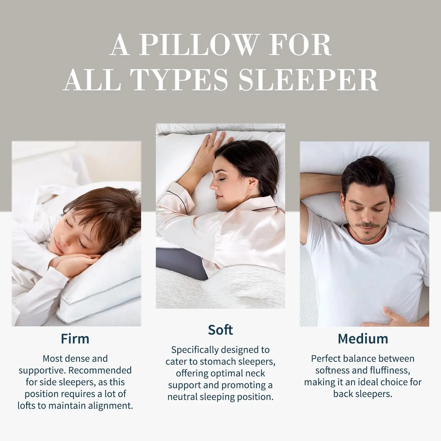 Luxury Feather Down Pillow King Size Pack of 1 | Medium Firm Gusseted Bed Pillows for Sleeping, Hotel Collection Fluffy - view 6