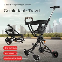 LazyChild Baby Stroller Lightweight And Foldable Four-wheel Baby Stroller Walk The Baby Nice Gift 2023 New Dropshipping