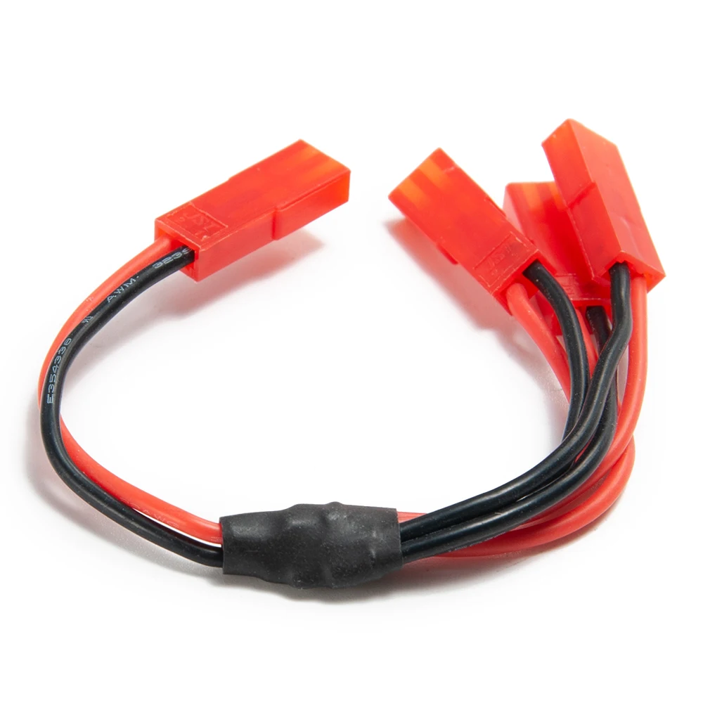 YEAHRUN Y Cable ESC Power Supply External Wiring JST Male Female Plug 1 TO 2, 1 TO 3 for 1/10 RC Crawler Car TRX6 TRX4 Bronco