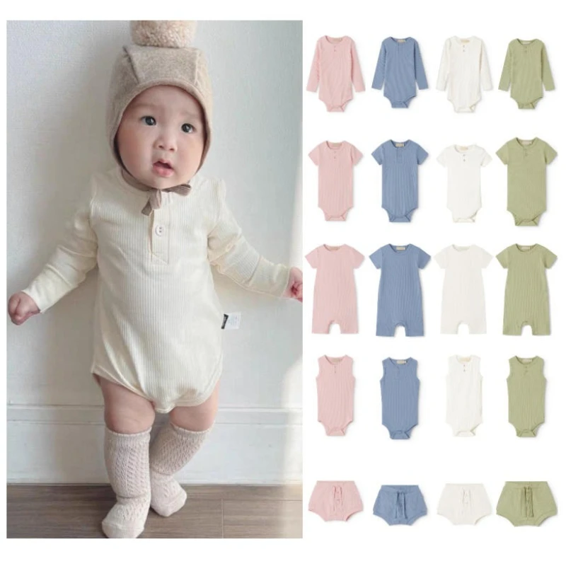 

Детский комбинезон-боди с длинным рукавом из модала и хлопка, новая модель, для мальчиков и девочек, пижама, без швов, коллекция Март 2026