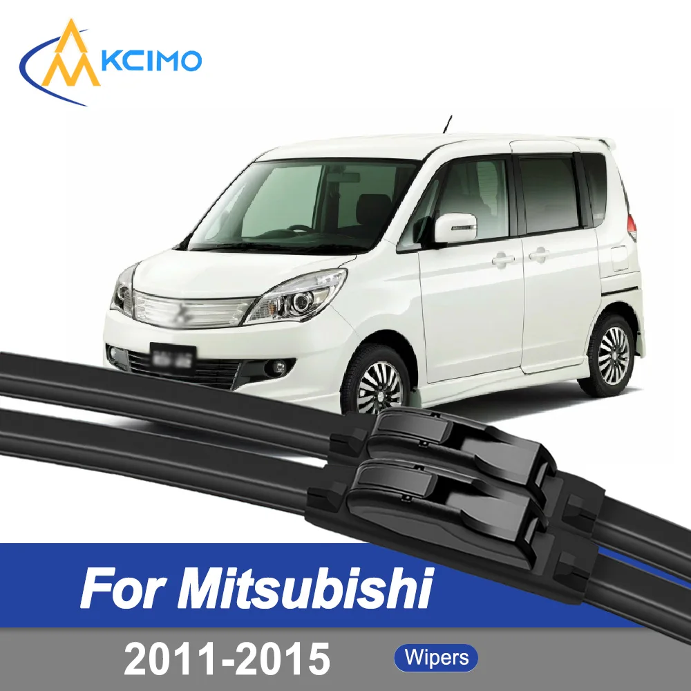 

For Mitsubishi Delica D:2 2011-2015 Suzuki Solio front Windshield Wipers Easy Installation Quiet Performance Exact Fit Safe