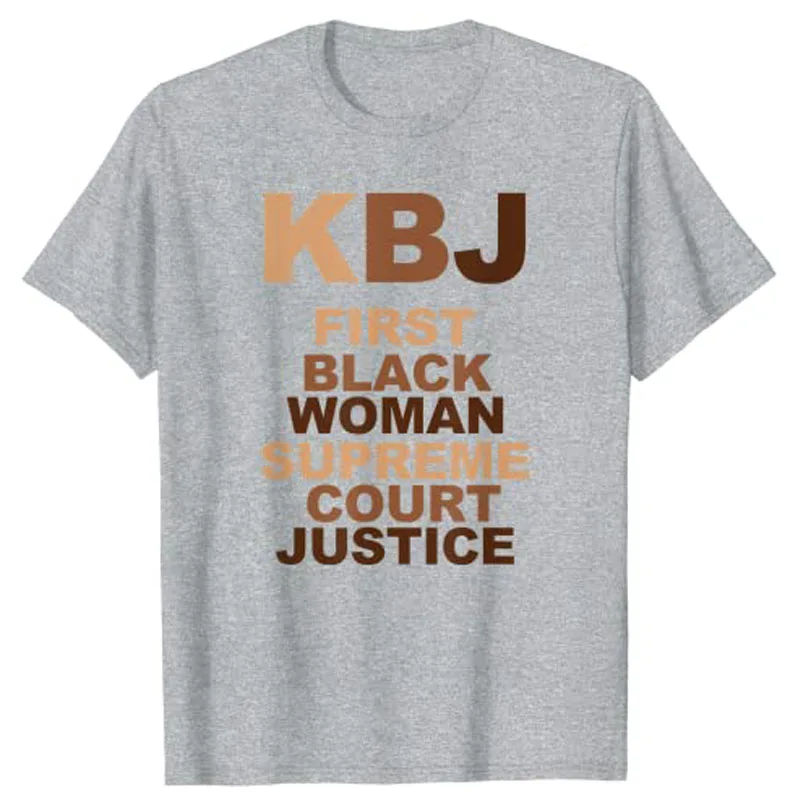 Ketanji Brown Jackson 1st Court Justice Black Woman T-Shirt Feminism Justice Equity and Inclusion Clothes Black-Pride Tee Tops