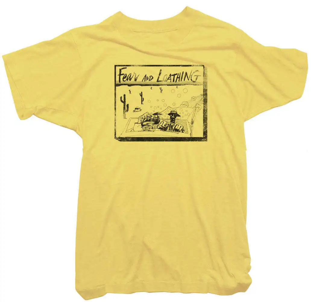 HUNTER S THOMPSON T-SHIRT - FEAR AND LOATHING T-SHIRT TE1260