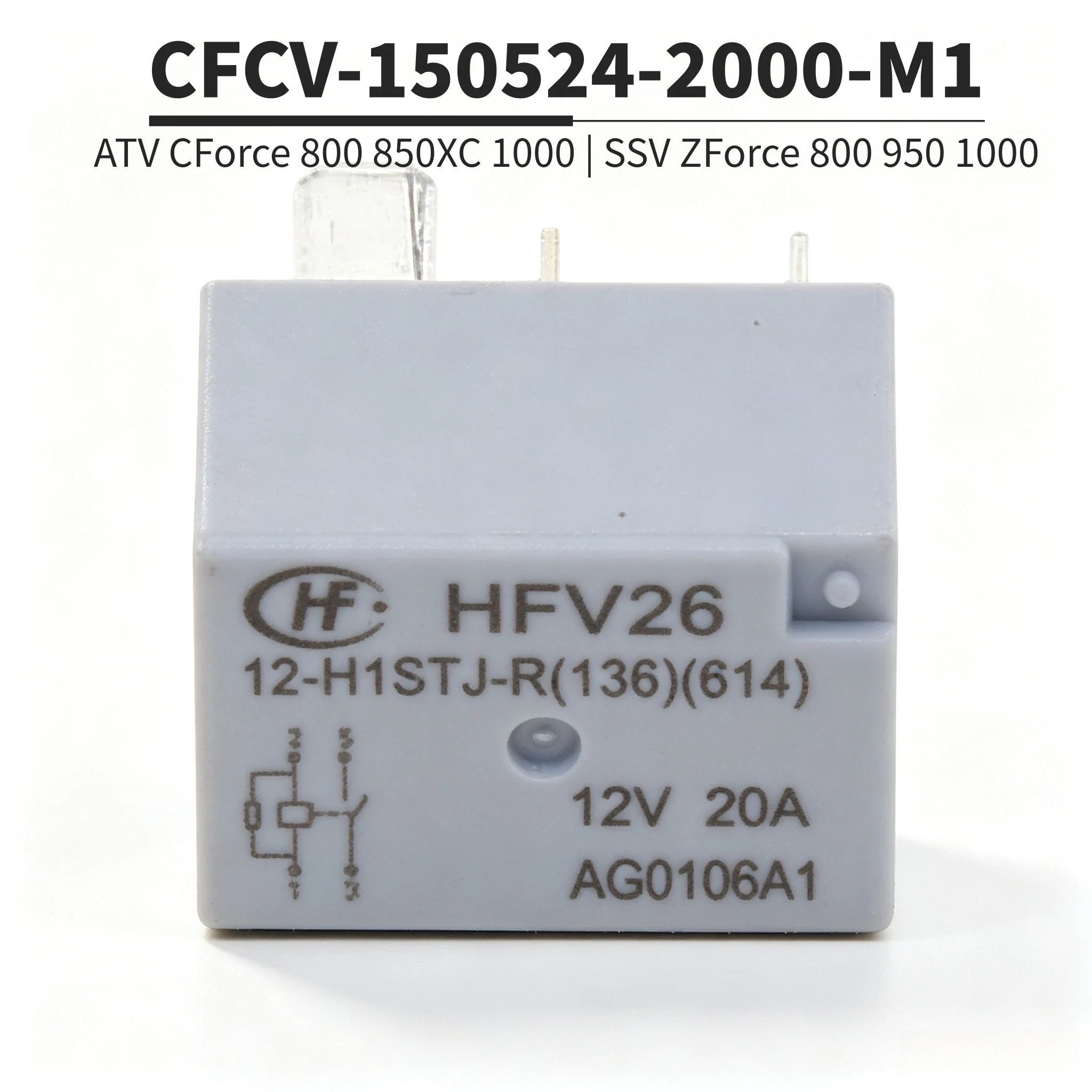Auxiliary Relay CFCV-150524-2000-M1 for CFmoto ATV Cforce 500 800 1000 850XC 1000 Motorcycle Replacement Parts Original