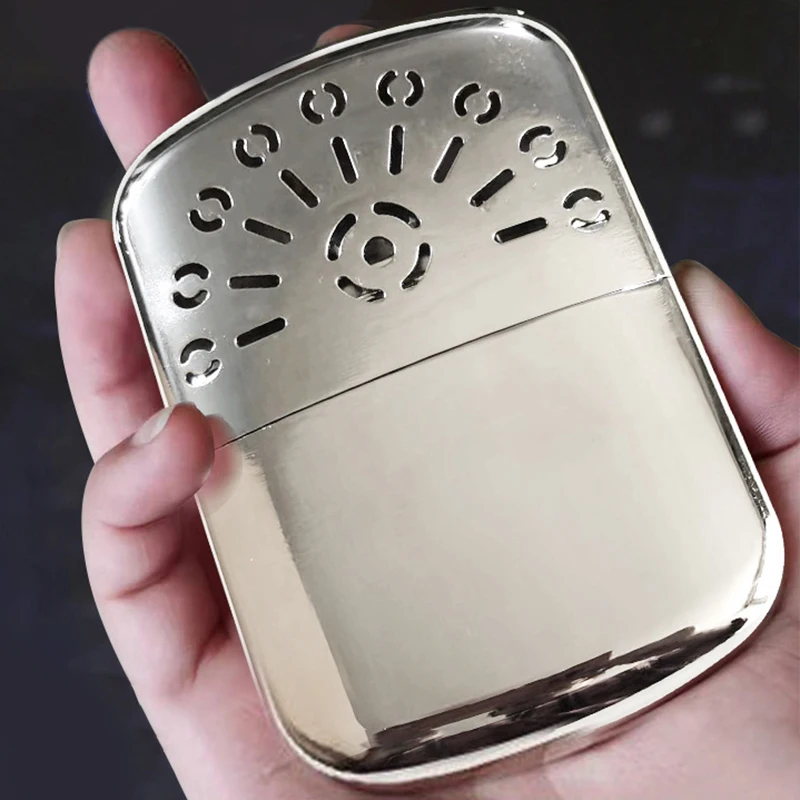 Huai Furnace Silver White Hand Warmer Zinc Alloy Hand Warmer Treasure Winter Heating Warm And Portable