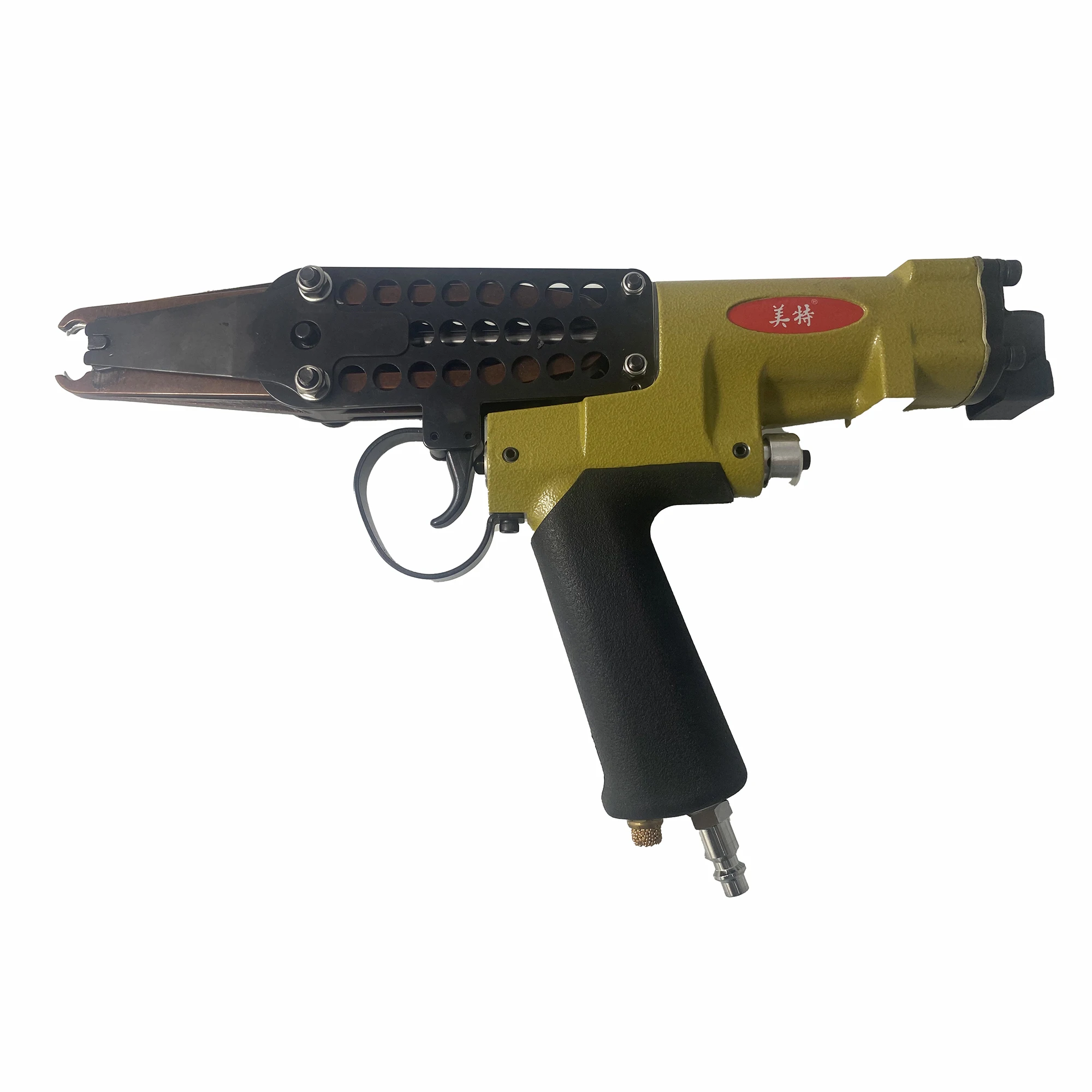 SC77XE エクステンデッドホッグリングガン 15ゲージ 3/4インチ ホッグリングプライヤー 空気圧式ロングノーズホッグリングステープラー ワイヤーケージクリッピングガン