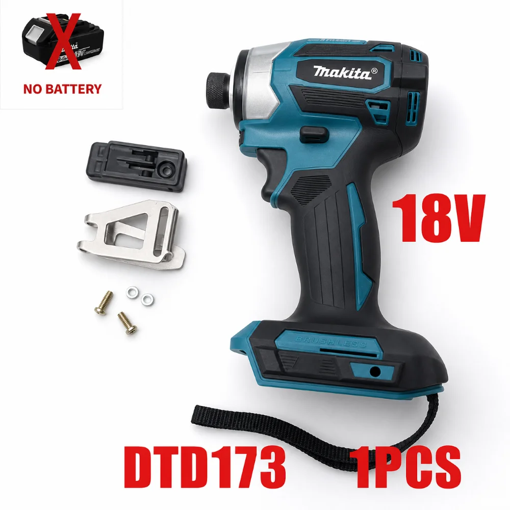 18V 6.0Ah Li-Ion Battery for Makita DTD173 Brushless Impact Driver Cordless Power Tools BL Motor