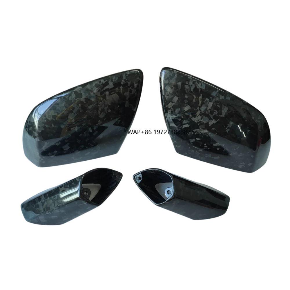 

JINGYUE for for Huracan LP610 LP580 Dry Forged Carbon Rearview Mirror Cover Side Exterior Decorative Cover