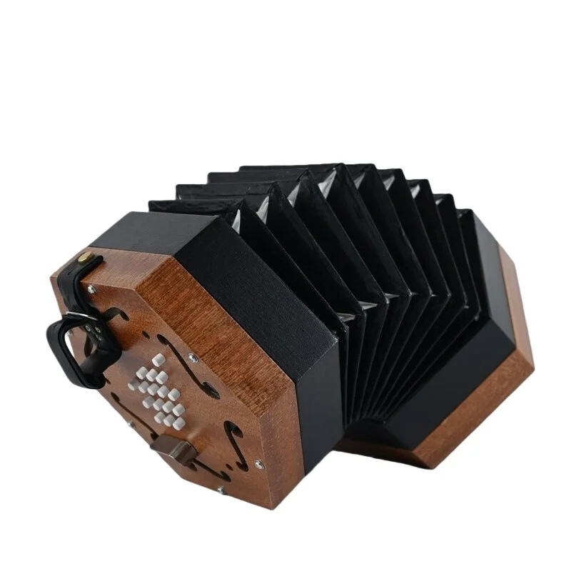 

English Anglo Concertina Unisonoric Bisonoric Push Pull Professional Performance Instrument