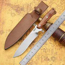 High Quality M390 Steel Outdoor Survival Knife With Scabbard EDC Portable Cutting Knife For Camping Self Defense Tactical Knife