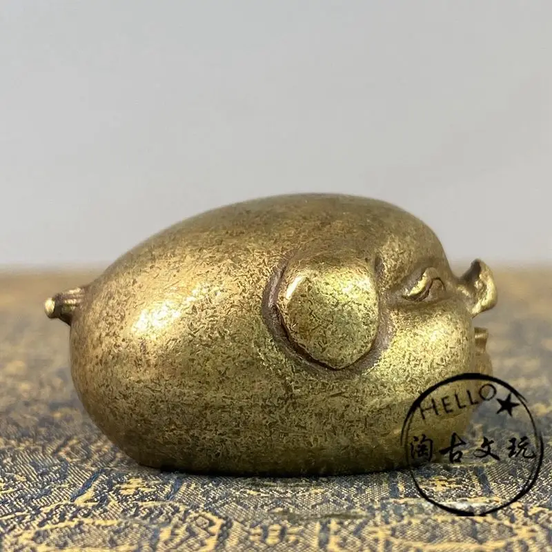 Lucky pig laughing pig head Statue Sculpture Figurines Home Garden Decoration Statues For House