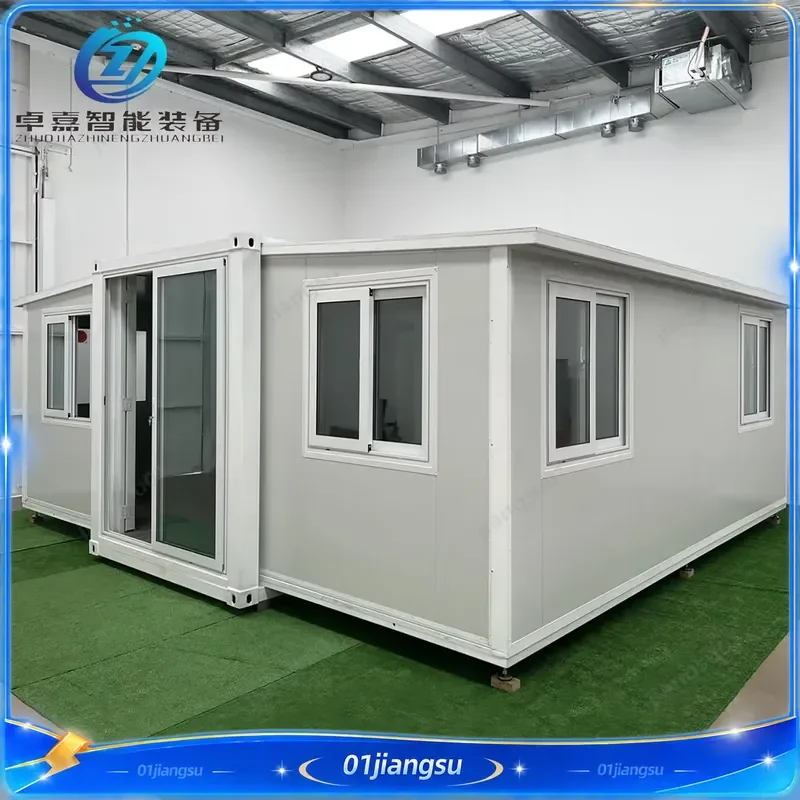 20ft 40ft Luxury Expandable Foldable Mobile Modular Prefabricated Steel Structure Living Tiny Home Flat Pack Container House