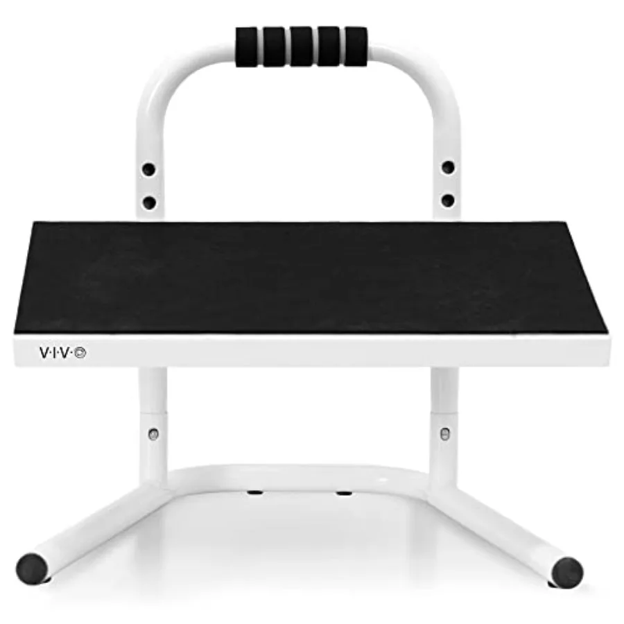 Ergonomic Height Adjustable Feet Rest Relief Platform, Elevated Stool for Comfortable Sit to Stand Workstation, Non-Slip Surfac