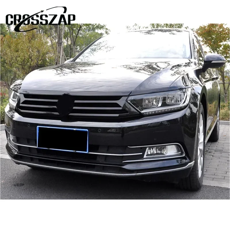 

FOR Volkswagen Passat B8L B8.5 2020 2021 2022 Black Grille Bright Bar Modified Black Samurai Grille Front Bar Bright Bar