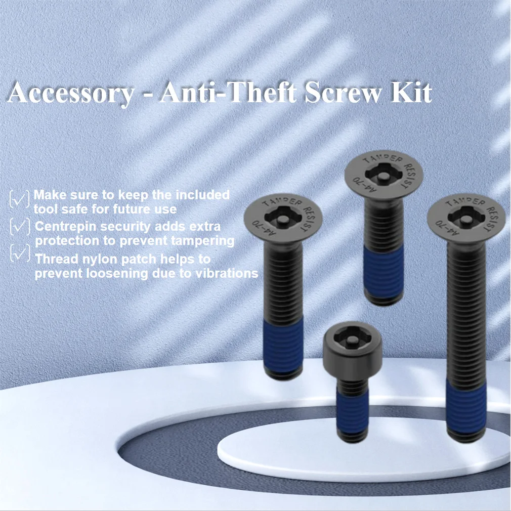 

Accessory - Anti-Theft Screw Kit