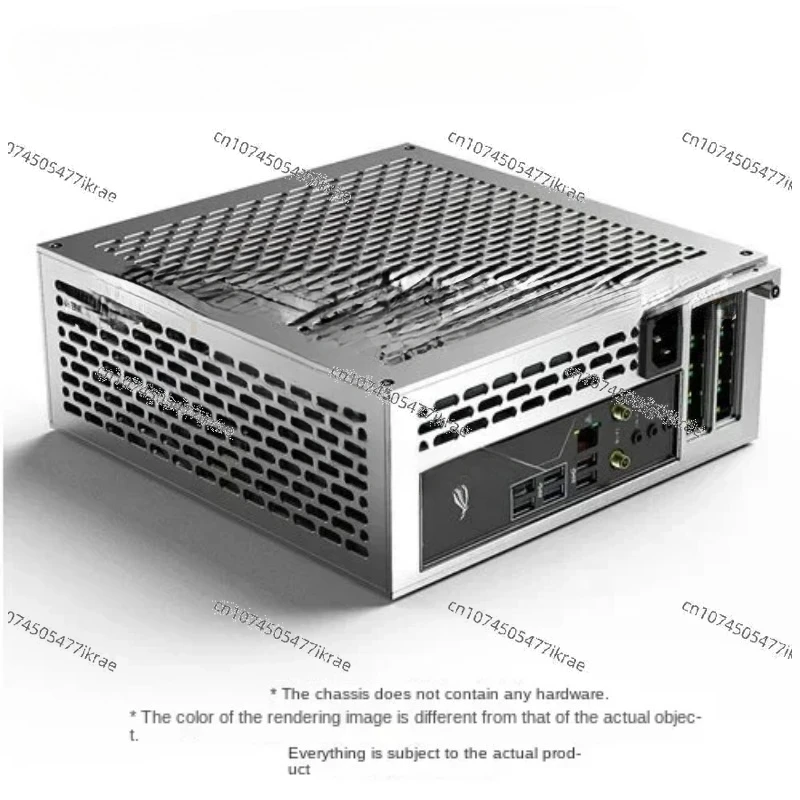 Single-display 1u Power Supply Itx Chassis Double-sided Chamfer 5L Mini A24-V5 Dual-slot