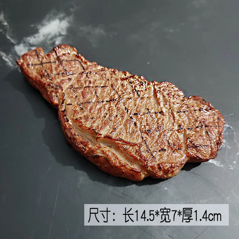 Simulation Steak Model Pork Chop Grilled Lamb Chops Western Restaurant Ornaments Fake Meat Room Kitchen Food Props Pvc Crafts