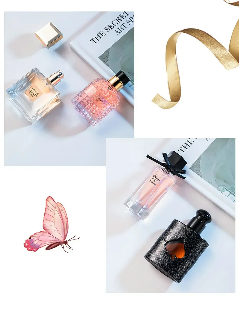 Perfume feminino original 105ml caixa de presente conjunto de quatro peças fragrância fresca duradoura eau de parfum planta perfume floral fresco
