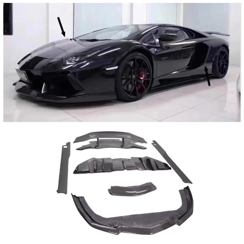 

For Lamborghini Aventador LP700 LP720 LP750 High Quality Carbon Fiber Bumper Front Lip Rear Diffuser Spoiler Side Skirt Body Kit