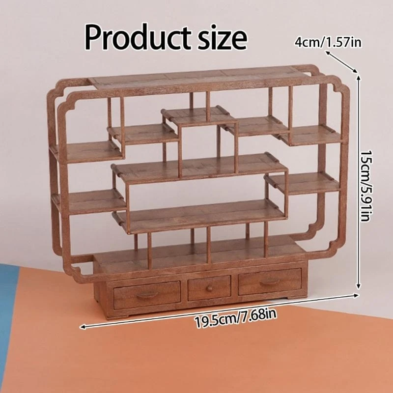 Scaffale creativo che incastra insieme per costruire scene in miniatura e zone gioco 15UB