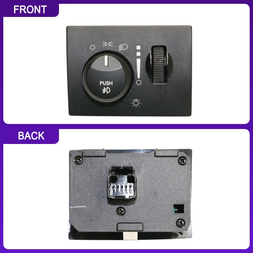 

Car Fog Lamp Headlight Control Switch for Chrysler 300 Dodge Challenger Charger Magnum 4602347AC 68019678AA