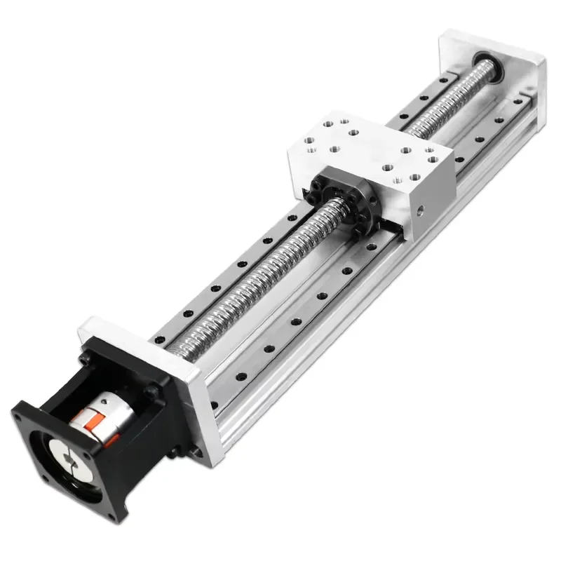 High Precision Dual Guide Rail Sliding Table Module Customizable Electric CNC Workbench Ball Screw Linear Motor for CNC