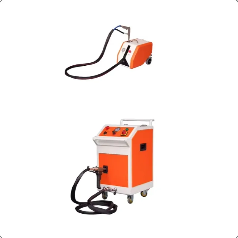 Portable Dry Ice Blasting Cleaning Machine, Industrial Dry Ice Cleaner for Car Engine Mold Degreasing