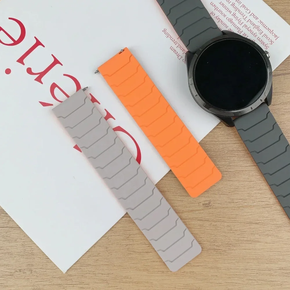

Ремешок с магнитной петлей для Xiaomi Watch 2 Pro S4 S3 S2 S1 Pro Active 22 мм, силиконовый ремешок для часов Mi Watch Color Miwatch Color 2