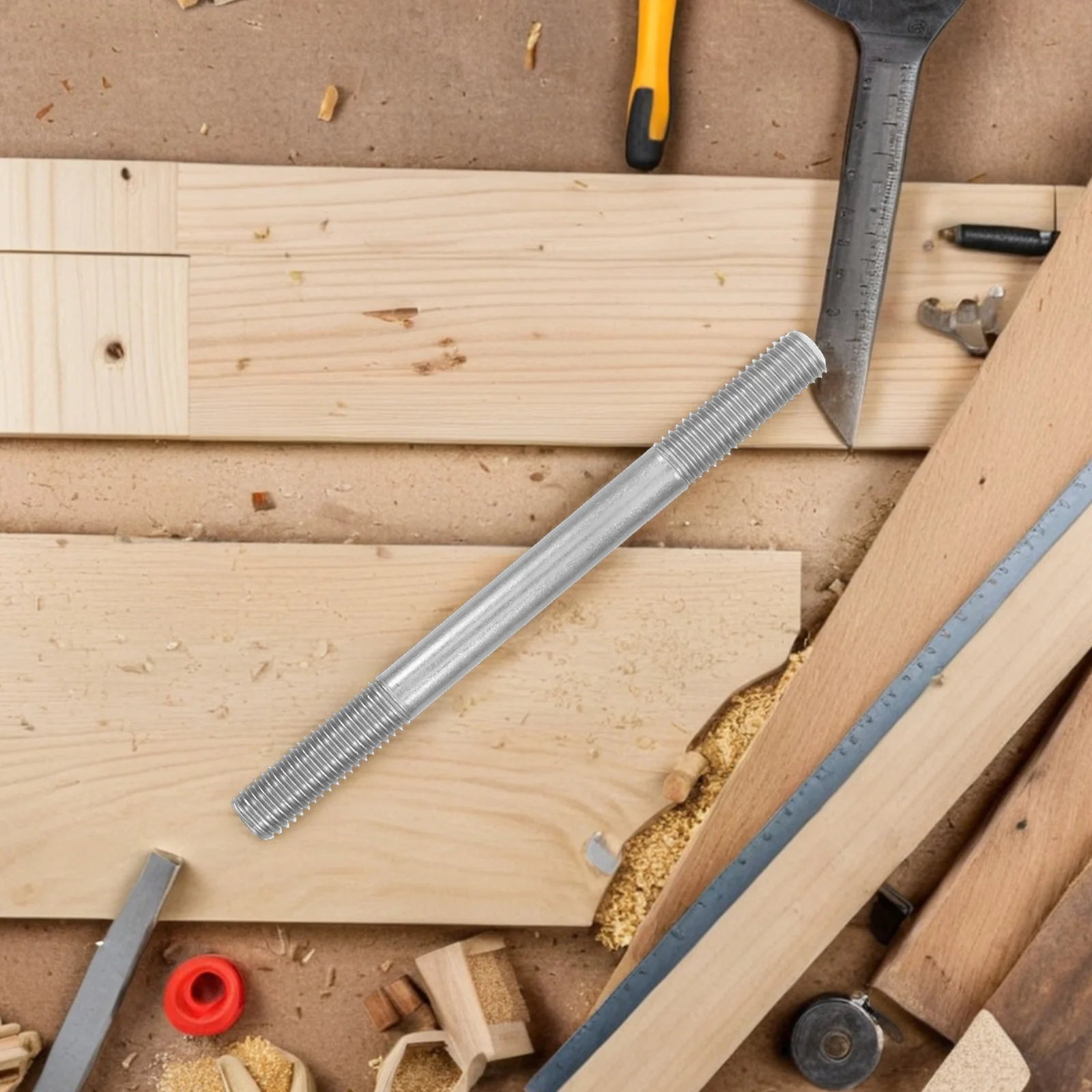 

2Pcs Double Ended Threaded Stud Screws Stainless Steel Dual Thread Rod Bolts M14x160mm Heavy Duty Mechanical House Maintenance