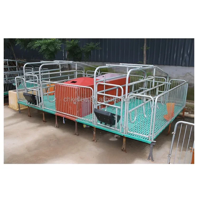 

Pig Production Breeding Bed Farrowing Bed Farrowing Crate Prices Animal Cages Waterproof Mesh Pig Crate for Animal Farming