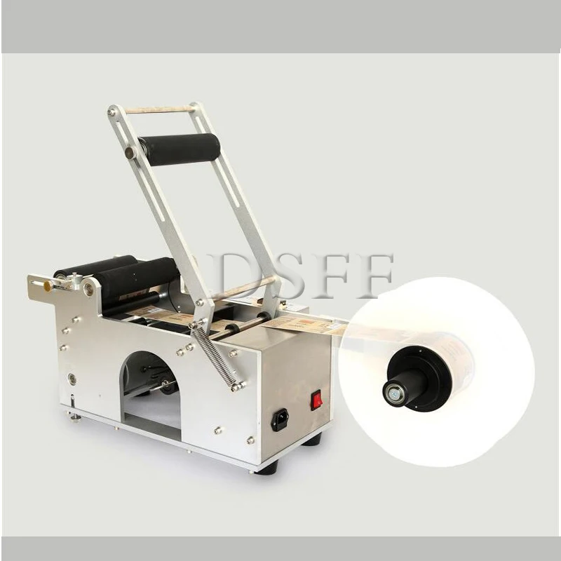 

Semi Automatic Self-Adhesive Round Bottle Labeling Machine Beverage Mineral Water Label Pasting Machine