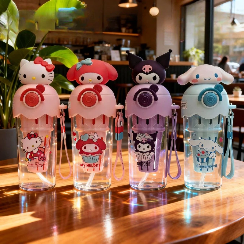 Baby Food In Japan - New Hello kuromi Kitty Straw Cup