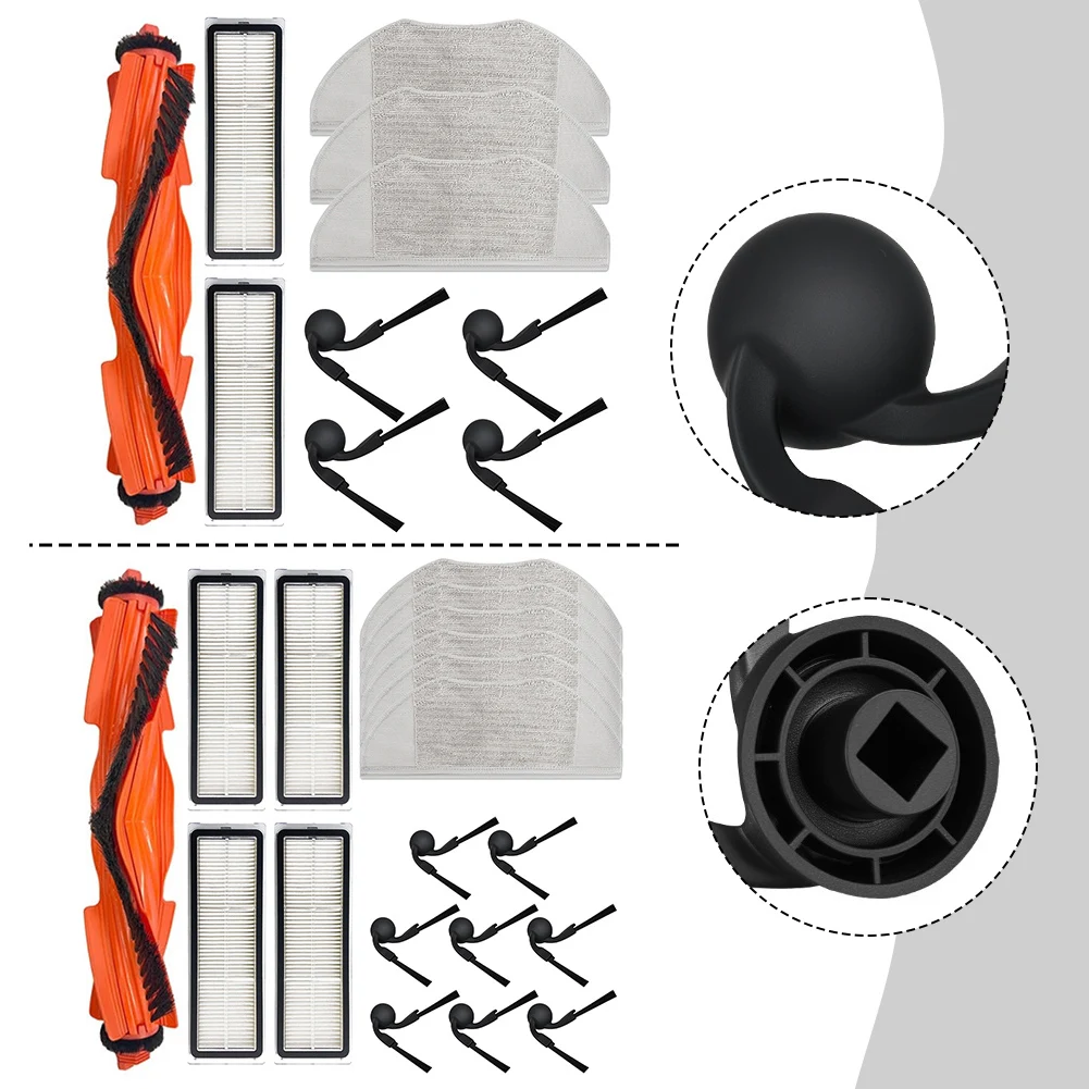 Replacement Brush Filter Mop Cloth Kit For Xiaomi S40 OV81 Robot Vacuum Cleaner Full Set Accessories For Home Cleaning