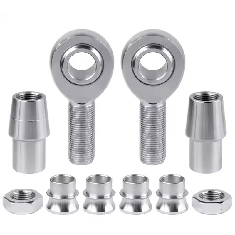 A01K-Heim Joints 2Set Self-Lubricating Heim Joint Rod End Kit Right And Left Thread Suspension Steering Joints Steering