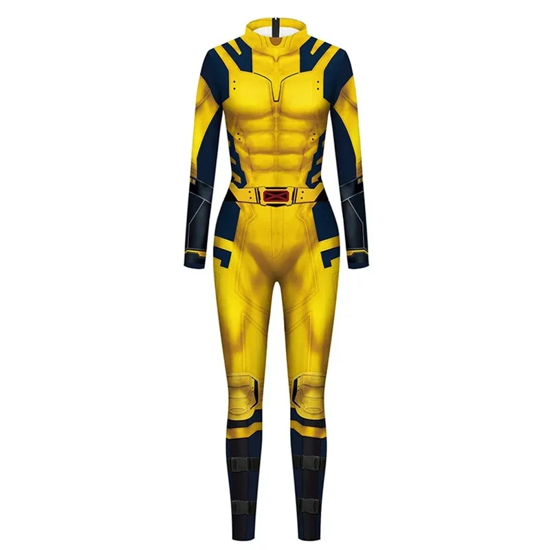 Superheld Wolverine Deadpool Cosplay Jumpsuit Wolverine Cosplay Kostuum Mannen Vrouwen Zenti James Howlett Halloween Party Bodysuit